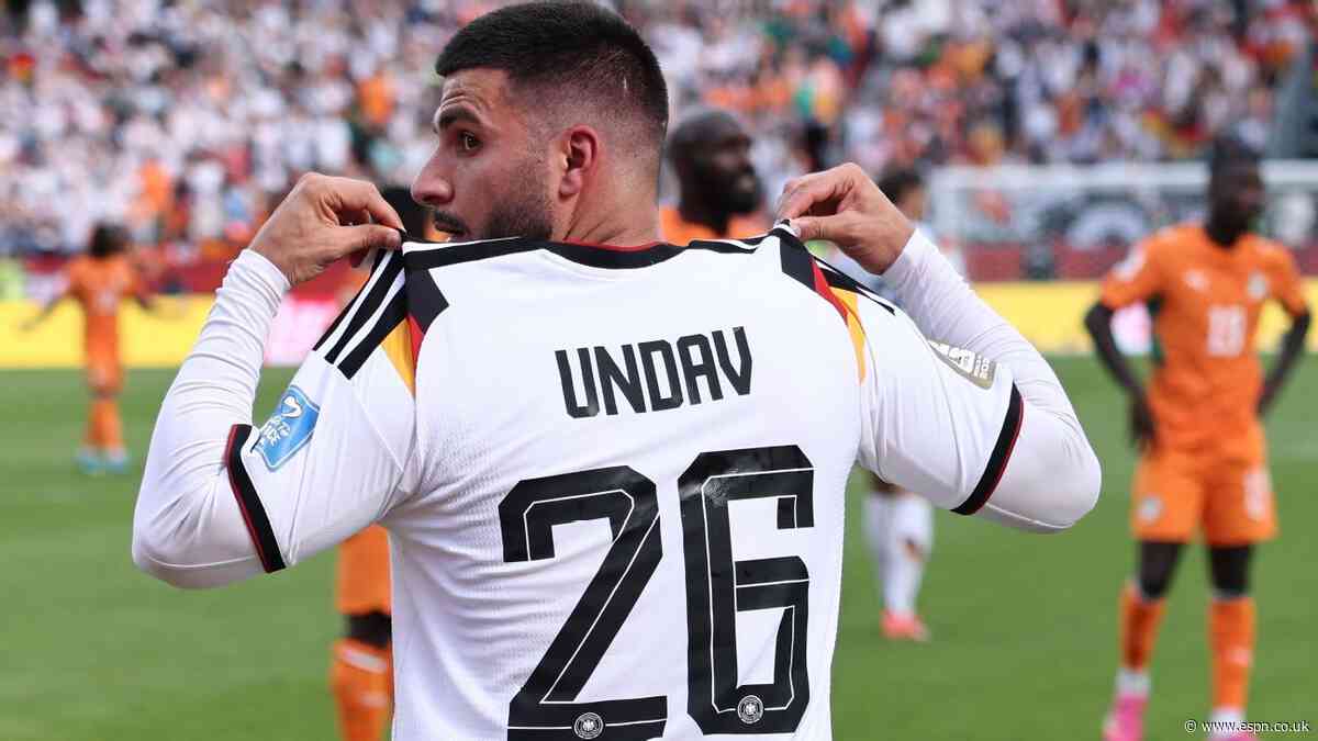 In a tournament of 'super subs,' Germany's Deniz U...