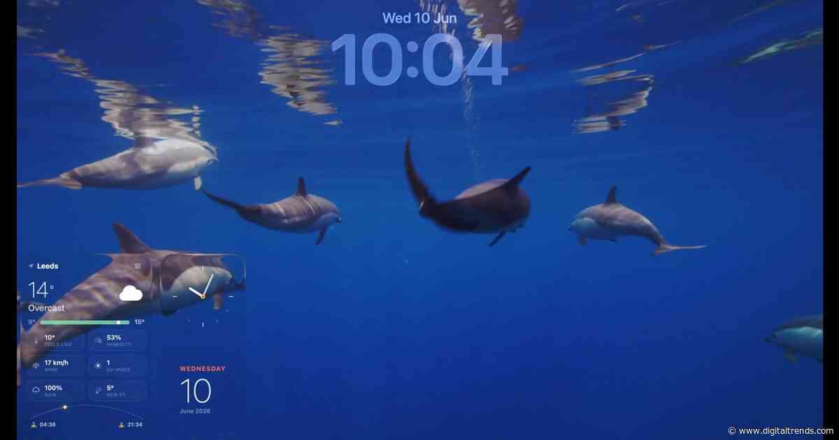This free Mac app puts stunning glassy widgets on your lock screen