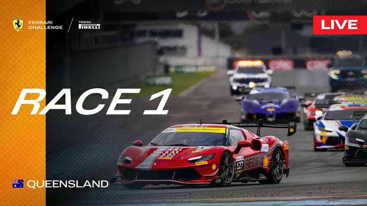 LIVE Ferrari Challenge Australasia - Queensland Raceway, Race 1