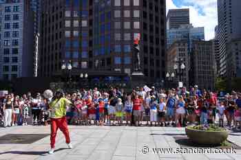 England fans arrive in Boston as city bids farewell to Tartan Army