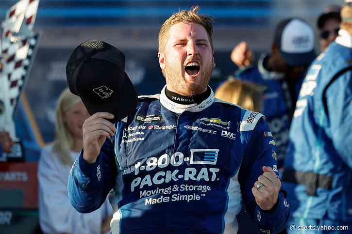 Austin Hill wins dramatic NASCAR O'Reilly San Diego race in last-lap pass