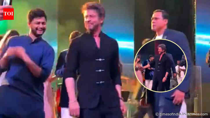 SRK dances at Supriya Sule's daughter's pre-wedding bash: Video