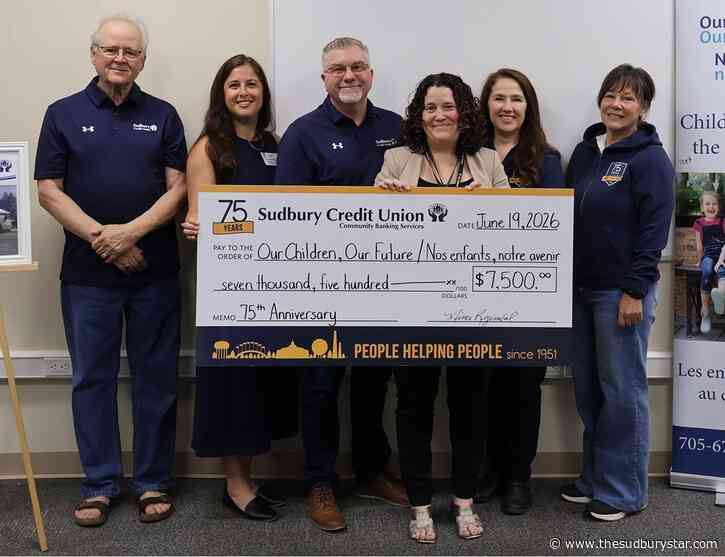 Sudbury Credit Union donation supports children’s food programs