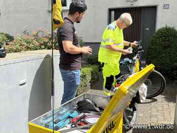 ADAC-Pannenhilfe auf zwei Rädern: Fahrrad hilft Auto