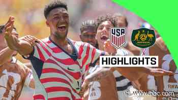 USA qualify for last 32 after comfortable win over Australia