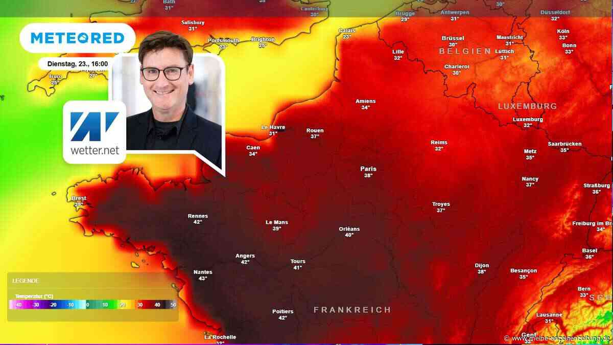 „Kommt was Historisches auf uns zu“ – DWD-Wettermodell rechnet mit 42 Grad – neuer Allzeitrekord