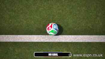 How close is this? Japan denied a goal by millimet...