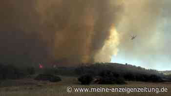 Flammen im Mittelmeerraum: Dörfer bei Waldbrand auf griechischer Insel evakuiert