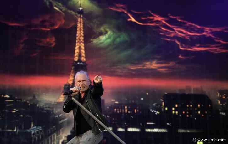 Iron Maiden enforce phone-free standing area at Paris arena show