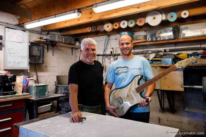 « Il faut de la patience et travailler au rythme de la matière » : comment ce maître verrier de Biot a fabriqué une guitare mythique entièrement en verre