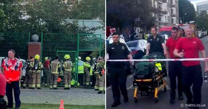 Three men die after being pulled from burning building in West London