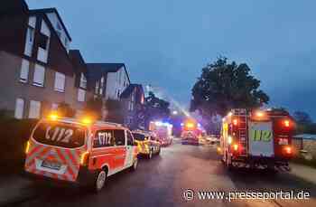 FW-DO: Dachstuhlbrand durch Blitzeinschlag in Lücklemberg