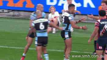 ‘Ronnie will eat that’: Marky Mark wins sledging stoush as Roosters rattle Sharks