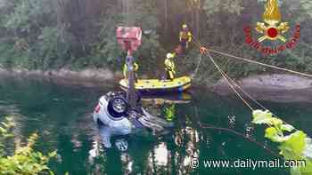 Three teenagers die in Milan after 'drink driver' plunges car carrying nine people into canal