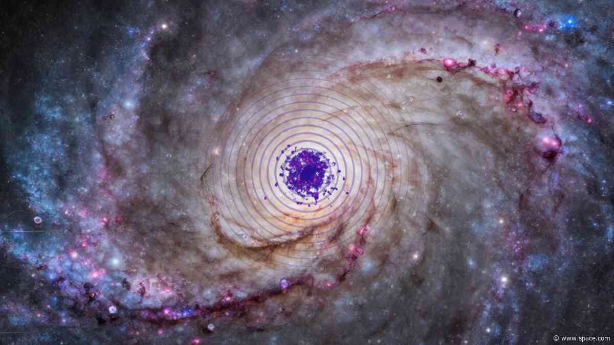 A mysterious gamma-ray stream comes from the Milky Way's center. Could dark matter have something to do with it?