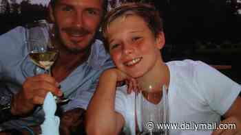 David Beckham sends an olive branch to Brooklyn and says 'I love you' in a Father's Day post after his estranged son's brutal advert - as he celebrates without him for a second year