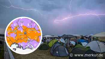 Neues Unwetter trifft Southside Festival: Heftiger Hagel-Regen zum Start in den Sonntag