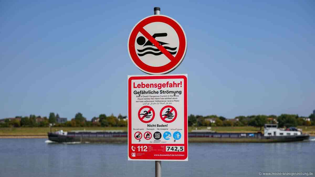 Tragische Badeunfälle bei Sommerhitze: Mindestens zwei Tote – drei Menschen im Rhein vermisst