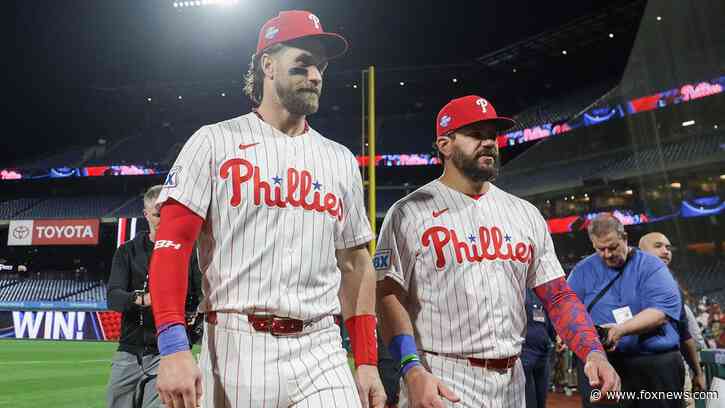 Bryce Harper hits for cycle, Kyle Schwarber blasts three homers in Phillies blowout win over Mets