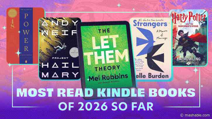 The most read Kindle books of 2026 (so far)