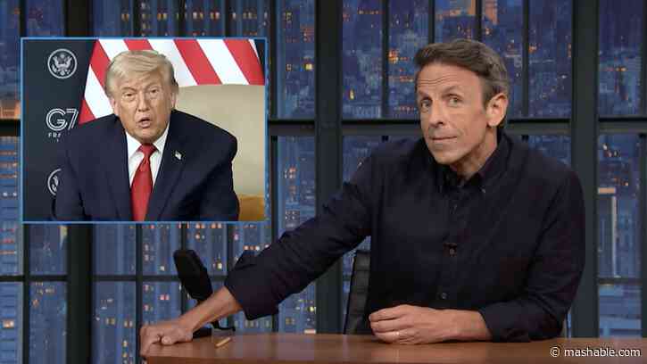 Seth Meyers wants more details on Trumps Iran deal. Something. Anything.
