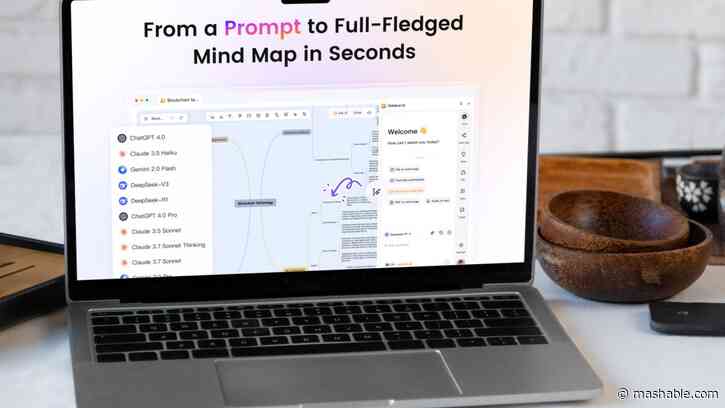 Turn information overload into clarity with this AI mind map tool for $49.99