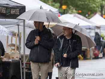 Edmonton weather: Heavy rain continues Sunday, 75 to 150 mm expected