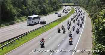Dave Day in pictures as 10,000s of bikers ride 300 miles in memory of Dave Myers