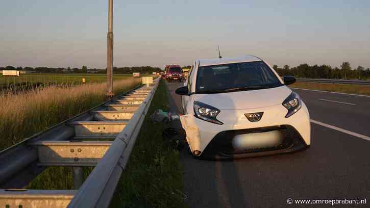 Ongeluk A67: bestuurder verdacht van rijden met drank en drugs op