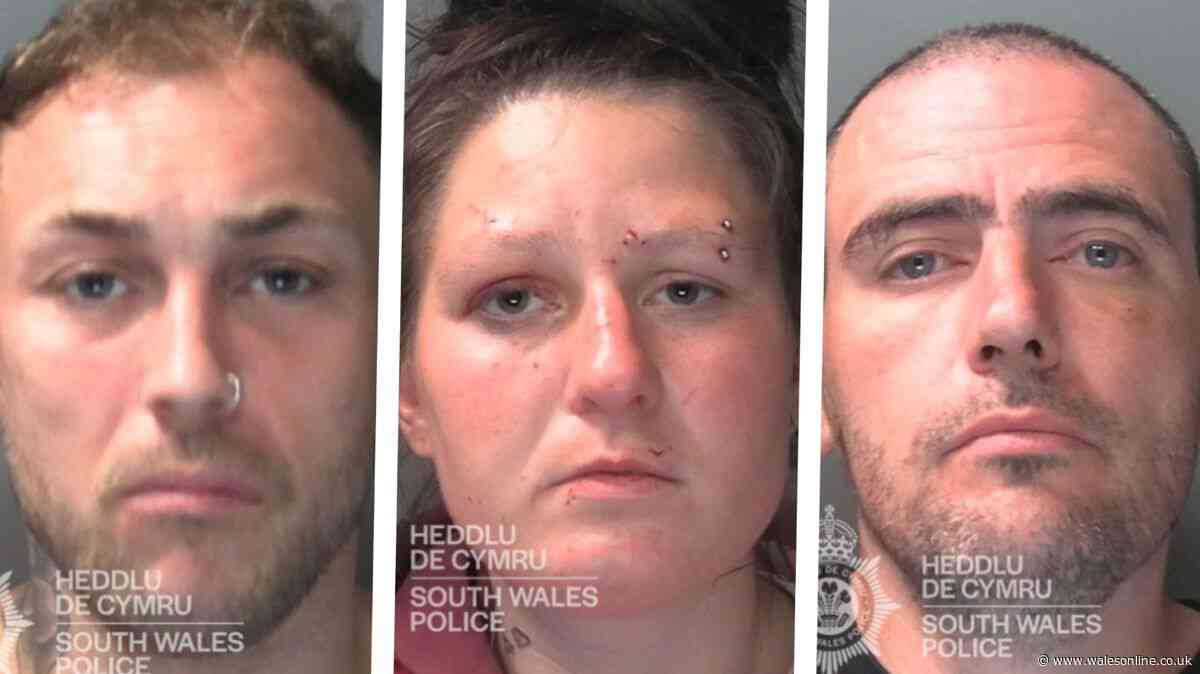 Trio forced their way into flat while owner was in hospital