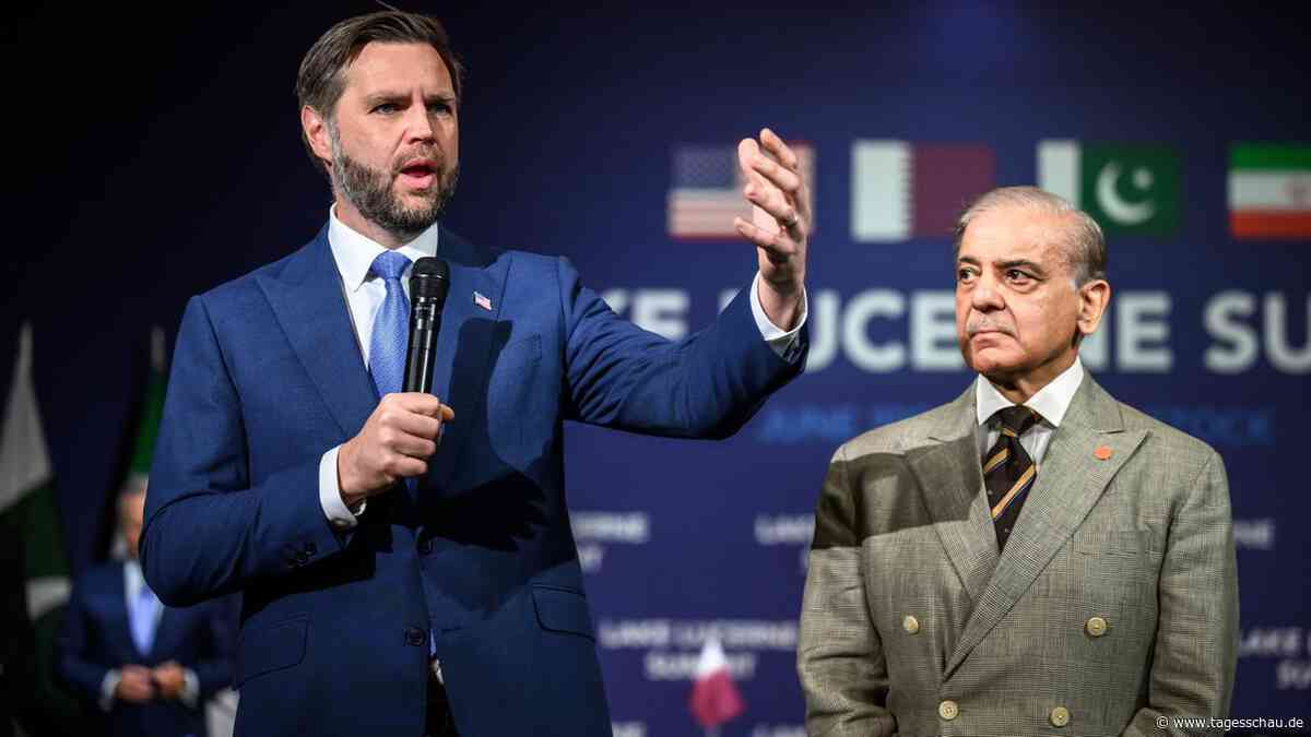 Schweiz: US-Vize Vance nennt Verhandlungen mit Iran "historisch"