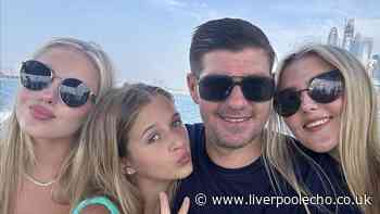 Steven Gerrard's daughters share heartfelt messages for Liverpool legend