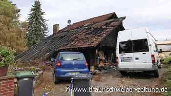 Nach verheerendem Hausbrand in Wolfsburg: Suche nach zwei vermissten Hunden