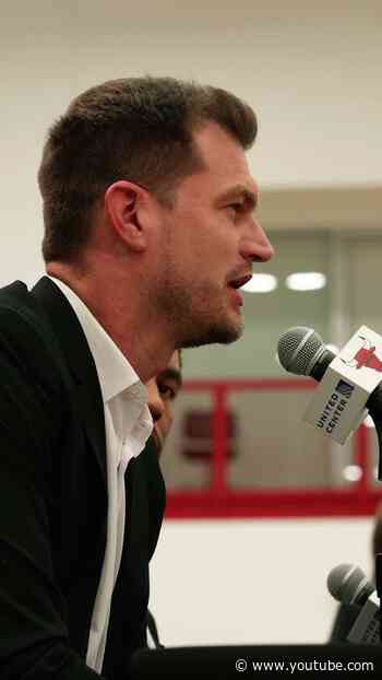 Tiago Splitter's first day as Chicago Bulls Head Coach 🎥 #nba #bts #chicagobulls #firstday