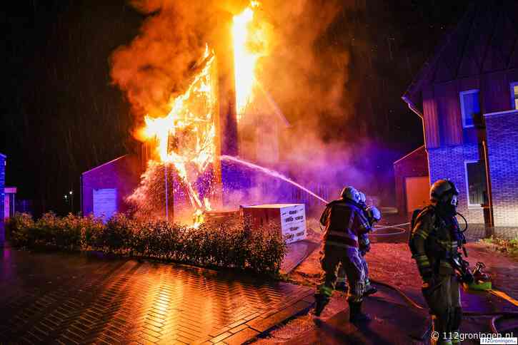 Noodweer zorgt voor inslagen en uitslaande brand