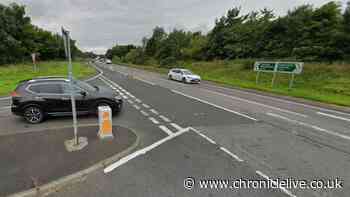 A69 crash involving car and motorbike in Northumberland sees one person hospitalised