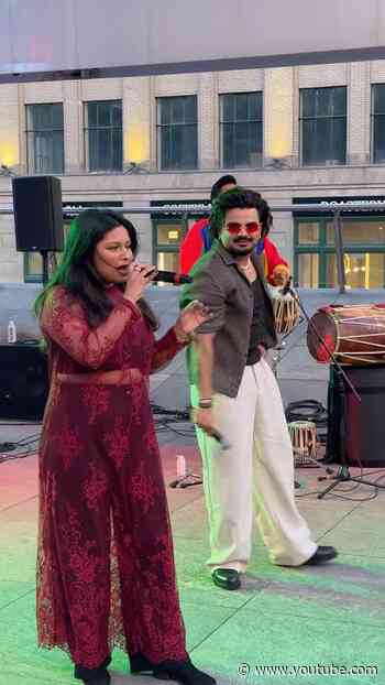 The Desifest crowd in Toronto is loving this Chaiyya Chaiyya cover!