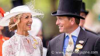 Peter Phillips can’t keep his hands off new bride Harriet Phillips during Royal Ascot outing