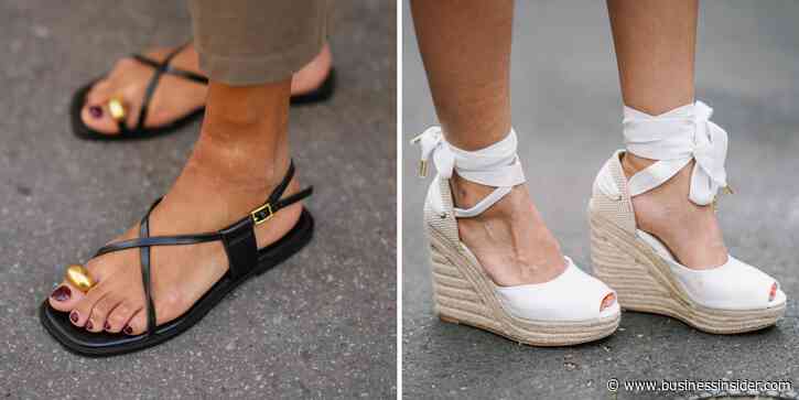 4 sandal trends that are in this summer and 4 that are out, according to stylists and designers