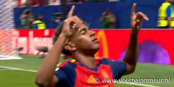 Zien: Yamal toont klasse en maakt zijn eerste goal op een WK voor Spanje