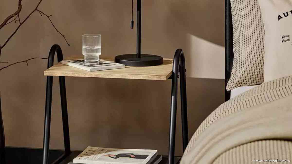 'Sturdy and on-trend' £25 bedside table on offer for £4 with double discount
