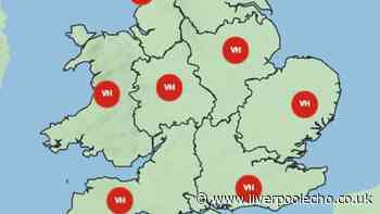 Met Office issues 'very high' alert for Liverpool