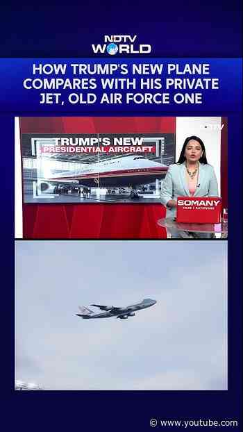 New Air Force One | How Trump's New Plane Compares With His Private Jet, Old Air Force One