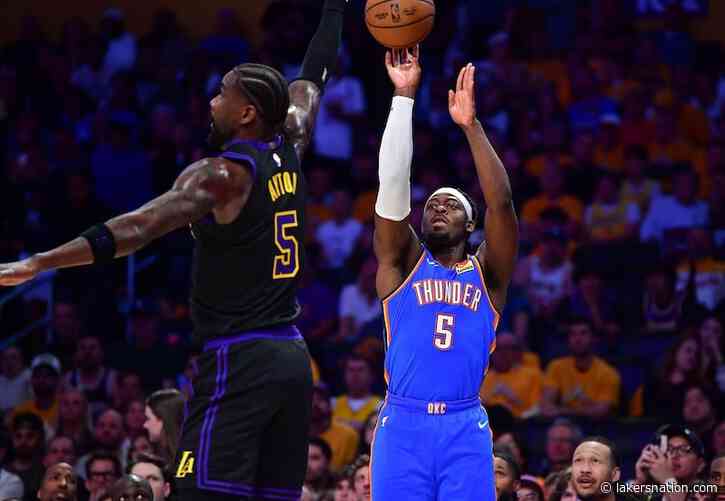 Lakers Have Reportedly Called Thunder About Lu Dort