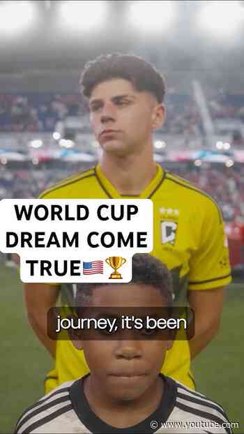 Max Arfsten is living the dream with @ussoccer 🌎🏆