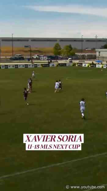 💥 XAVI SORIA GOAL FROM MLS NEXT CUP