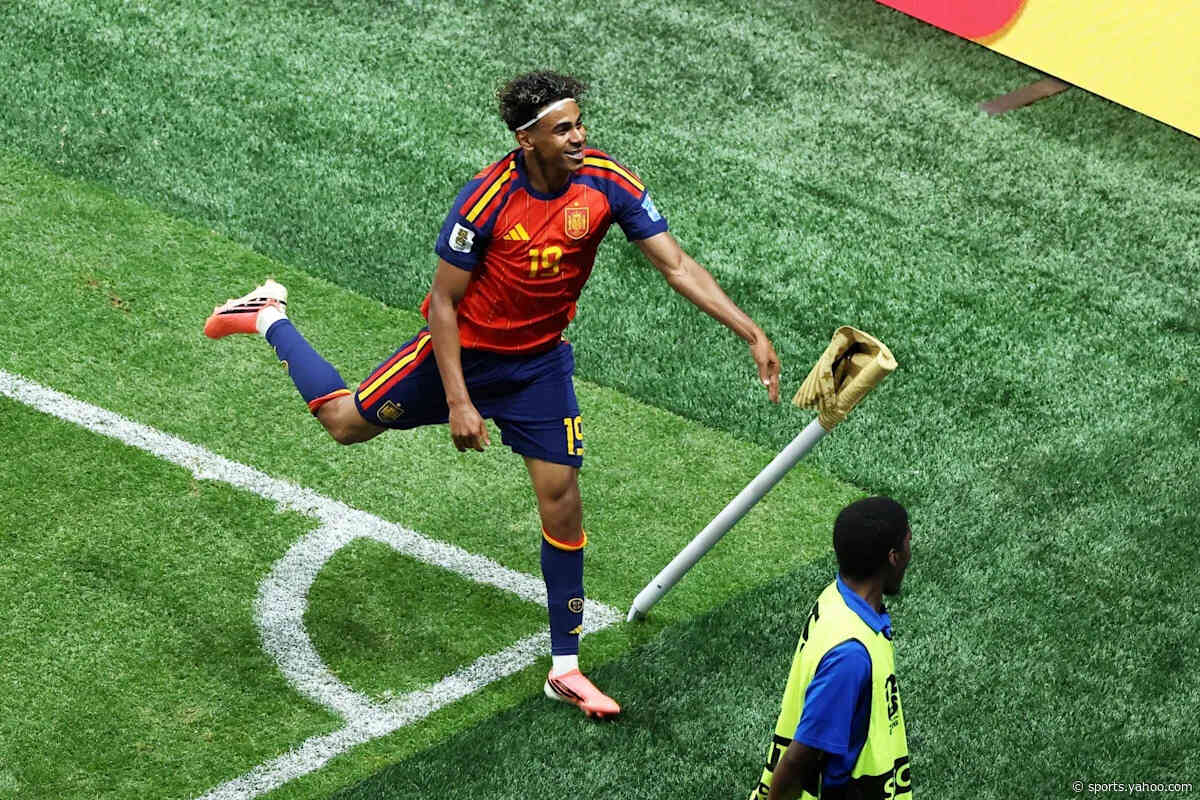 Lamine Yamal reacts after first World Cup goal in Spain 4-0 Saudi Arabia: ‘A dream come true’