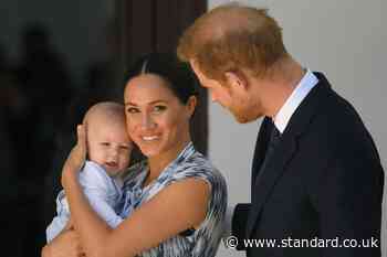 Harry beams and Archie wears England top in Meghan’s Father’s Day post