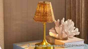 Dusk's no-plug rattan lamp reduced to £21 is the epitome of coastal luxury