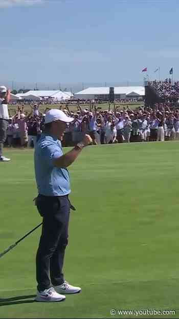 a PERFECT putt from McIlroy!